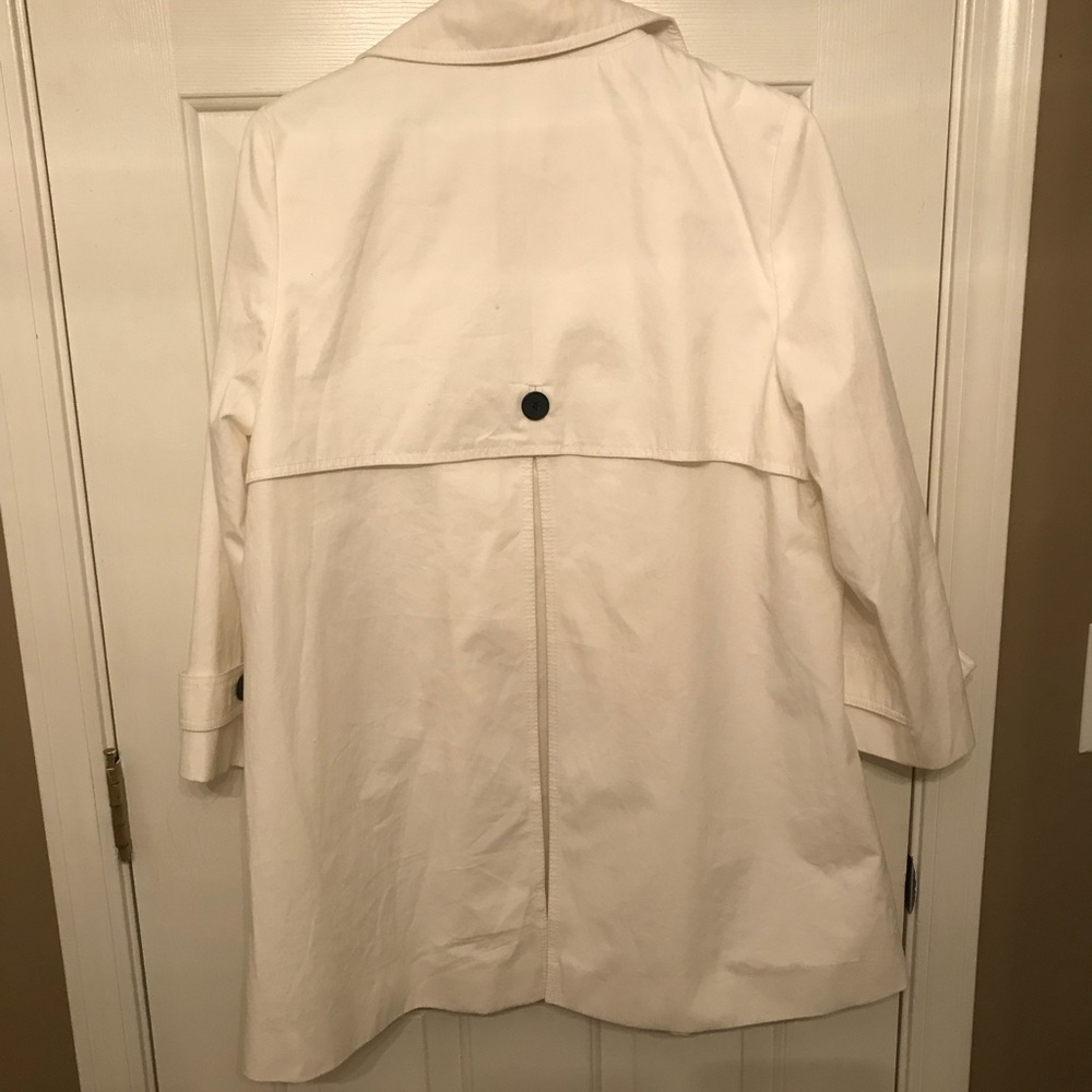 Club Monaco white pea coat